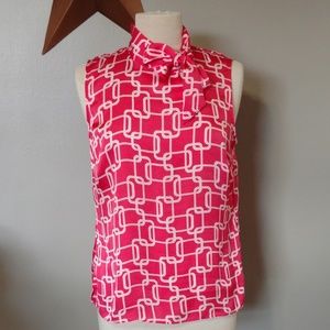 George by Mark Eisen neck tie blouse